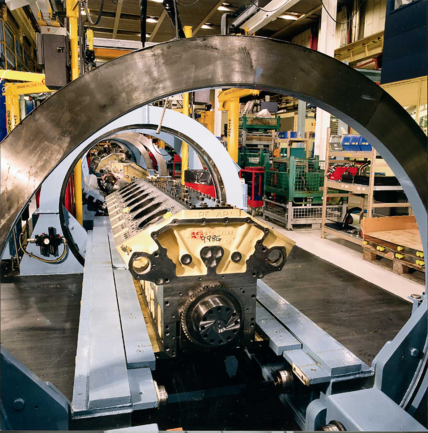 short block assembly line at cummins